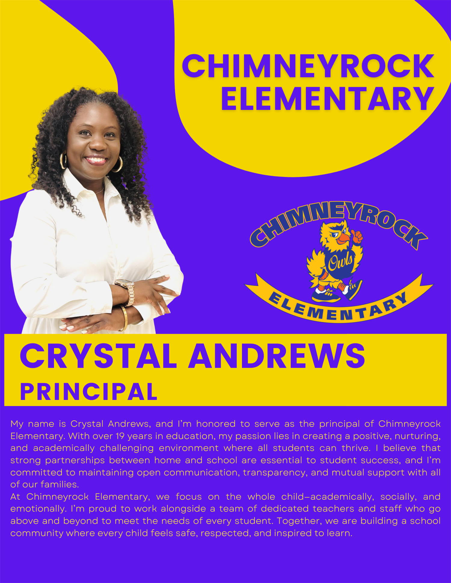 Ms. Andrews, CES Principal